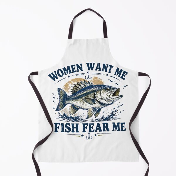 Item preview, Women Want Me Mullet Fish Fear Me Vintage Fishing. designed and sold by HorrorInkStudio.