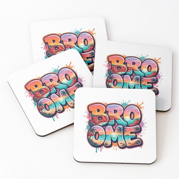 Item preview, Broome Sunset Graffiti Sticker designed and sold by Imaginarium of Chaos falcon88 .