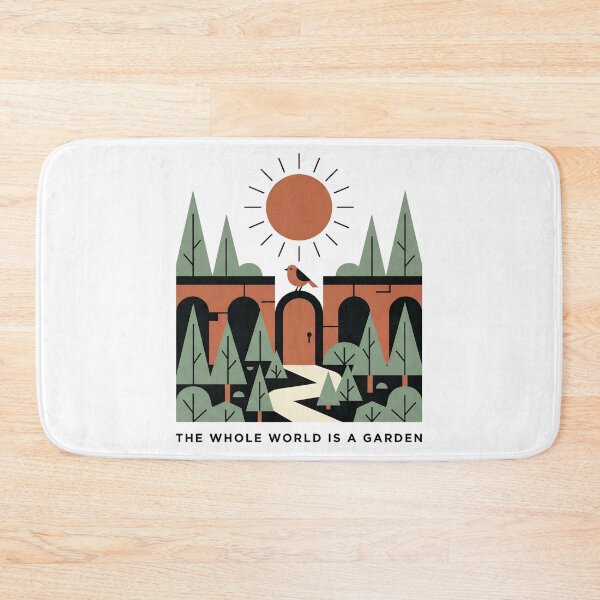 Item preview, The Whole World Is A Garden Secret Garden Minimalist Landscape designed and sold by Fenay Designs.