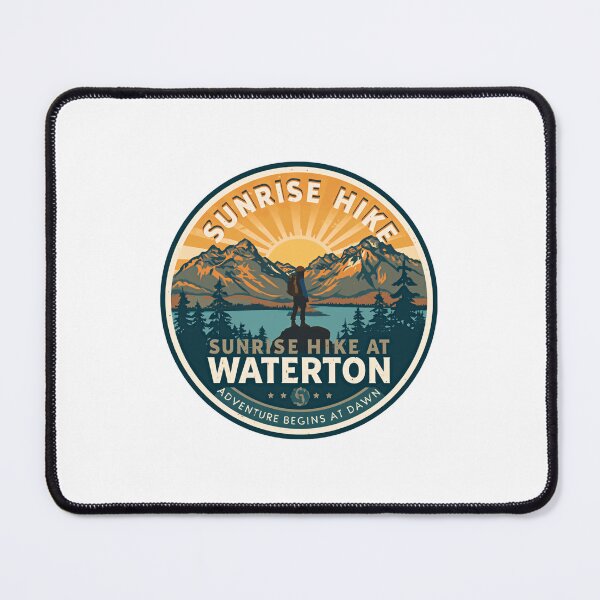 Item preview, Sunrise Hike At Waterton Adventure Begins At Dawn Hiking Explorer designed and sold by JonesFlora2025.
