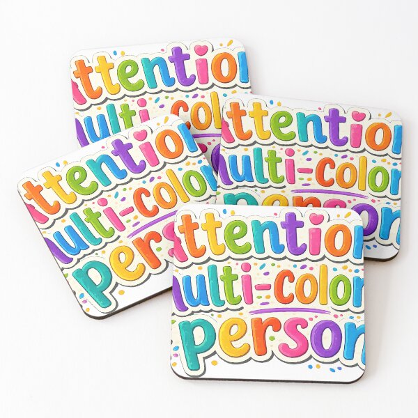 Item preview, Attention, Multi-Coloral Person – Autism Awareness Printable Wall Art | Neurodiversity Gift | Inclusive Classroom Decor designed and sold by Hookesmode.