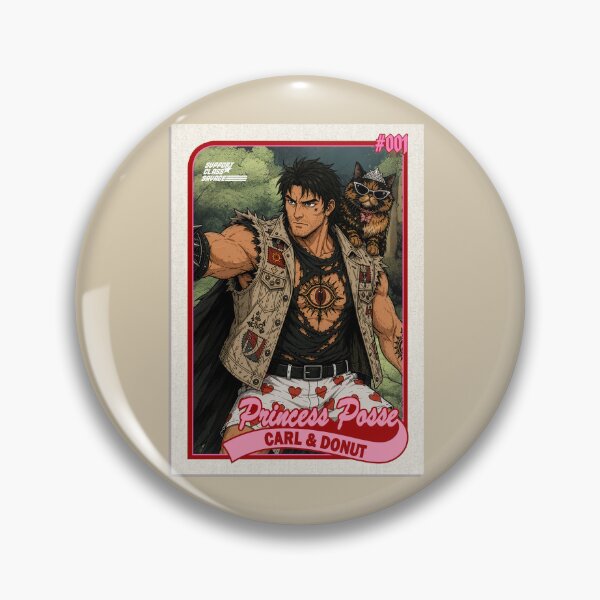Item preview, Trading Card #001: Princess Posse - Carl & Donut | Dungeon Crawler Carl Fan Design designed and sold by SupportClassSavage.