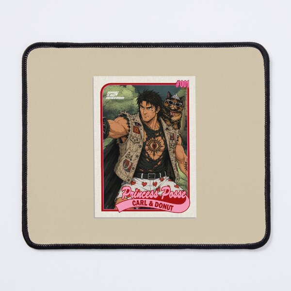 Item preview, Trading Card #001: Princess Posse - Carl & Donut | Dungeon Crawler Carl Fan Design designed and sold by SupportClassSavage.