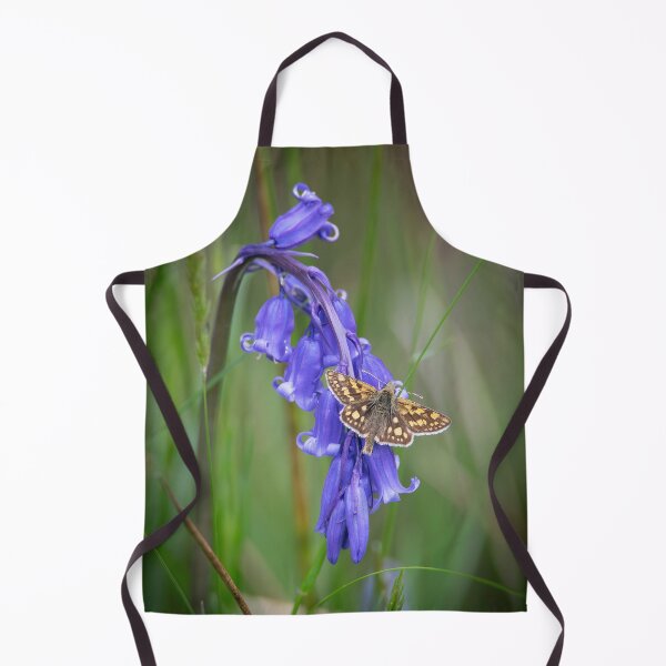 Item preview, Chequered Skipper Butterfly on Bluebell designed and sold by CEastwoodPhotos.
