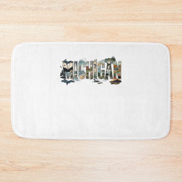 Item preview, Michigan Vintage Nature Collage MI State Pride Travel Landscape designed and sold by phoebelevine.