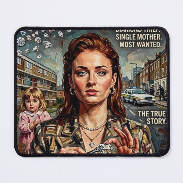 Item preview, Joan TV Series Art – Diamond Thief Single Mother Textured Fine Art Poster designed and sold by Art's Diner.