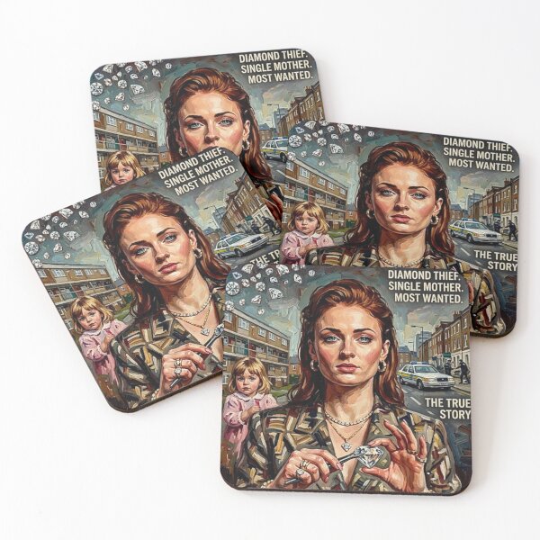 Item preview, Joan TV Series Art – Diamond Thief Single Mother Textured Fine Art Poster designed and sold by Art's Diner.