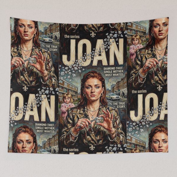 Item preview, Joan TV Series Art – Diamond Thief Single Mother Textured Fine Art Poster designed and sold by Art's Diner.