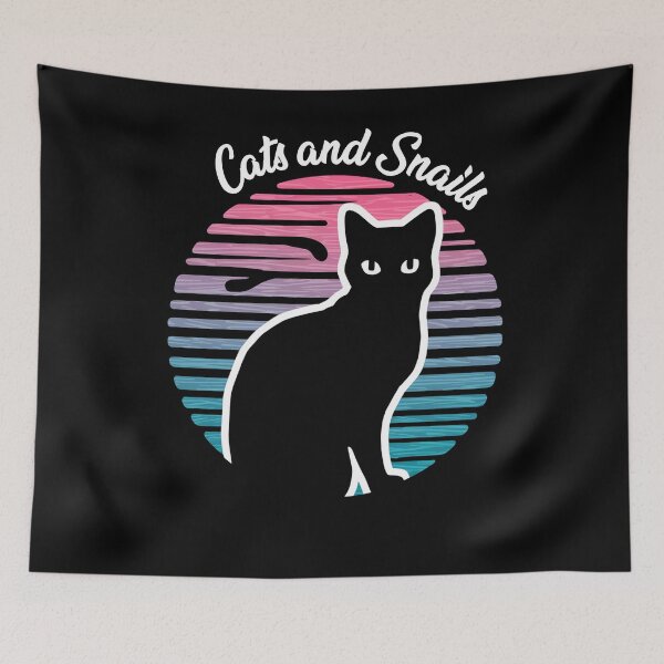 Item preview, Cats And Snails Pastel designed and sold by SiarheiYur.