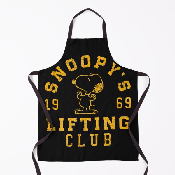 Item preview, Yellow Cartoon Dog Lifting Club Retro Gym Workout Design designed and sold by Chives-Sor.
