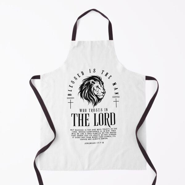 Item preview, Blessed Is The Man Who Trusts In The Lord Christian Lion Bible Verse Apparel designed and sold by phoebelevine.