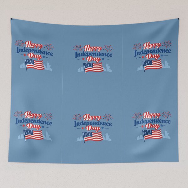 Item preview, 4th of July Pencil Art with USA Flag & Fireworks Happy Independence Day America. designed and sold by LunaPrintCo.