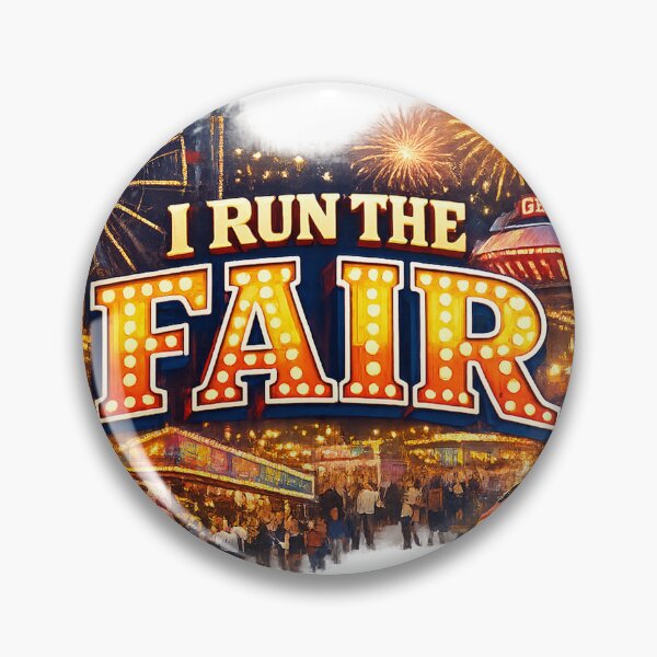 Item preview, I Run the Fair Carnival Sign Art | Funfair Manager Gift | Amusement Park Wall Decor designed and sold by Hookesmode.
