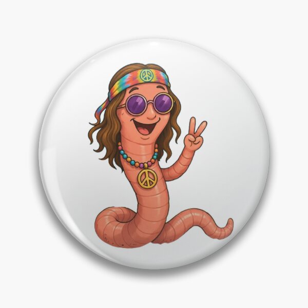 Item preview, hippie worm designed and sold by Gokuxtreme.