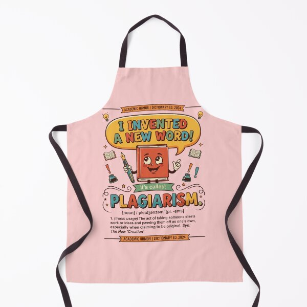 Item preview, I Invented A New Word Plagiarism Funny Dictionary Joke Cartoon Design Gift For Teachers Students And Writers designed and sold by Im-Ara.