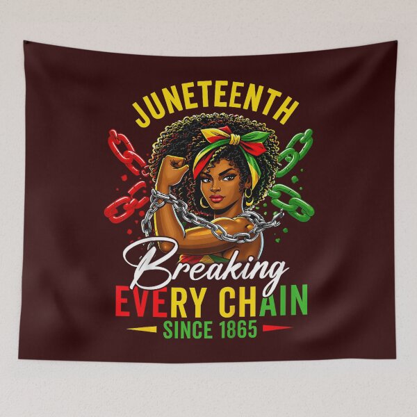 Item preview, Breaking Every Chain Since 1865 Juneteenth Freedom Women designed and sold by FridaBrandy.