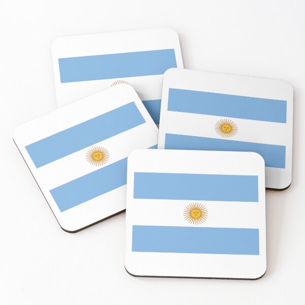 Item preview, argentina flag designed and sold by LiteratiOnline.