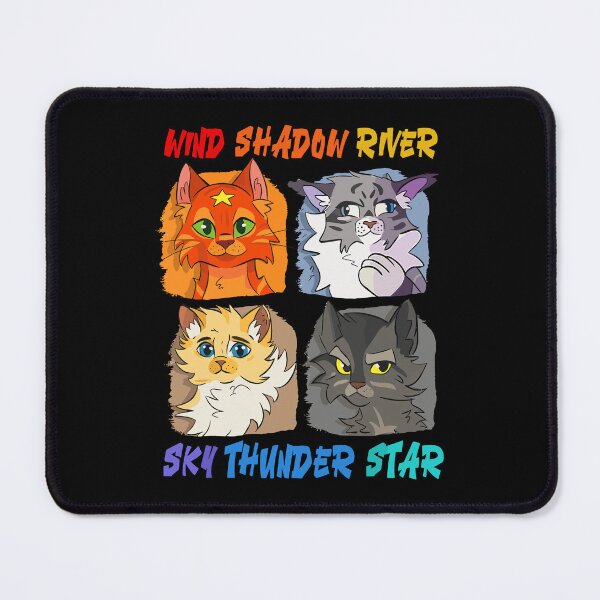 Item preview, Wind Shadow River Star Thunder Sky Cat Feline Mystic Cats designed and sold by phoebelevine.