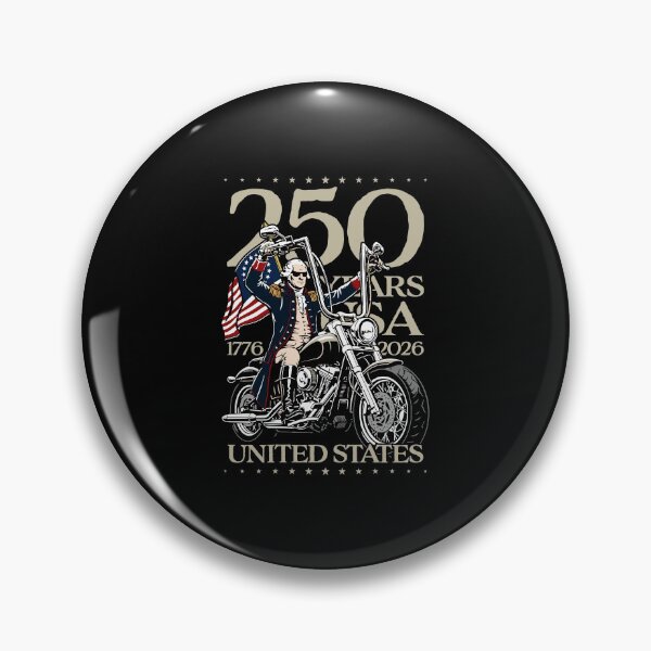 Item preview, 250 Years George Washington Riding A Motorcycle 1776-2026 Patriotic 4th of July designed and sold by phoebelevine.