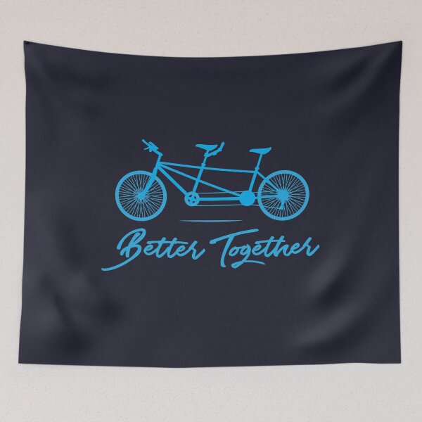 Item preview, Tandem Bike Better Together Cyclist Design designed and sold by CreativeTwins.