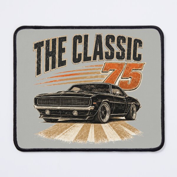 Item preview, The Classic 75 Forgotten Highway Muscle Tee designed and sold by POD DYNASTY | Original Print On Demand T-Shirt Graphics.