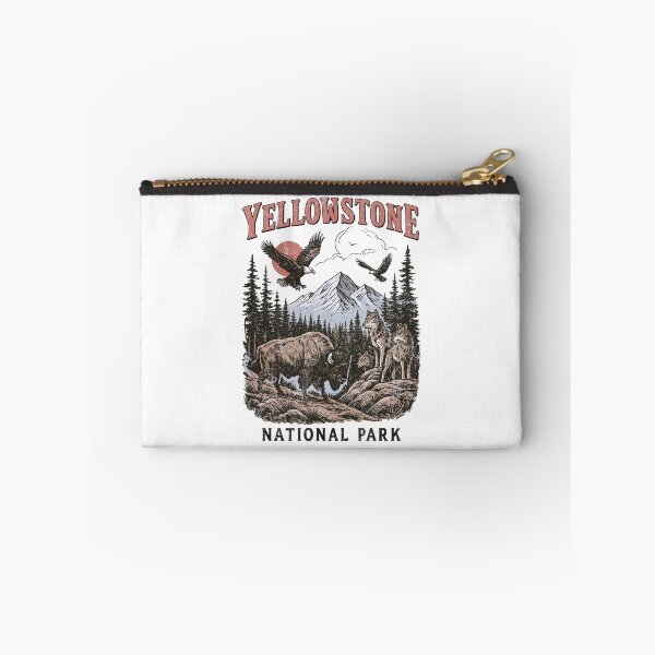 Item preview, Yellowstone National Park Wildlife Mountain Vintage Nature designed and sold by phoebelevine.