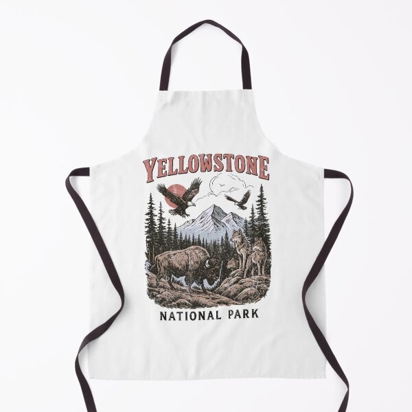 Item preview, Yellowstone National Park Wildlife Mountain Vintage Nature designed and sold by phoebelevine.