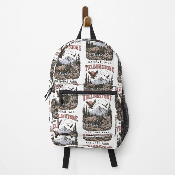 Item preview, Yellowstone National Park Wildlife Mountain Vintage Nature designed and sold by phoebelevine.
