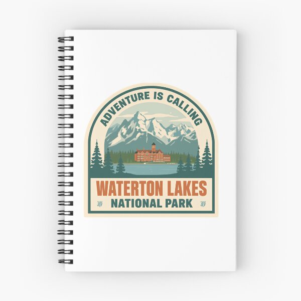 Item preview, Adventure Is Calling Waterton Lakes National Park Travel Hiking Nature designed and sold by JonesFlora2025.