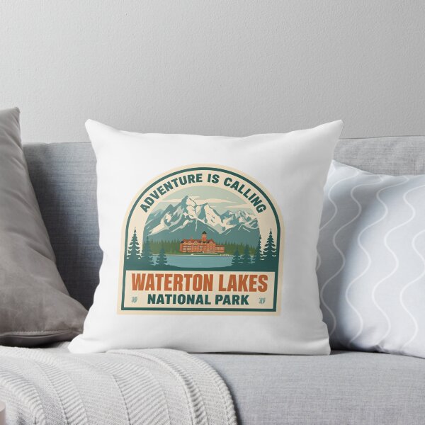 Item preview, Adventure Is Calling Waterton Lakes National Park Travel Hiking Nature designed and sold by JonesFlora2025.