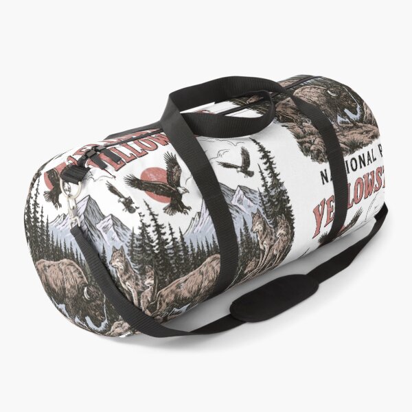 Item preview, Yellowstone National Park Wildlife Mountain Vintage Nature designed and sold by phoebelevine.