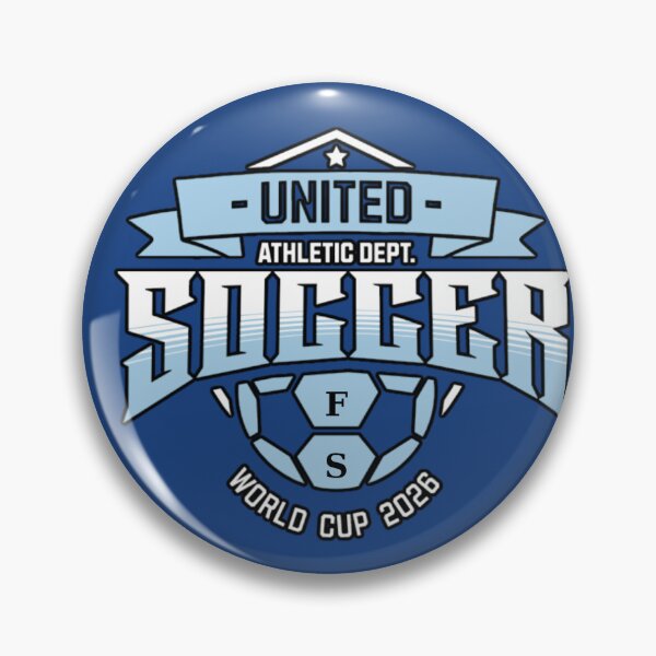 Item preview,  World Cup 2026 Soccer Emblem | United Athletic Dept Retro Badge Design designed and sold by FatsaStampa.