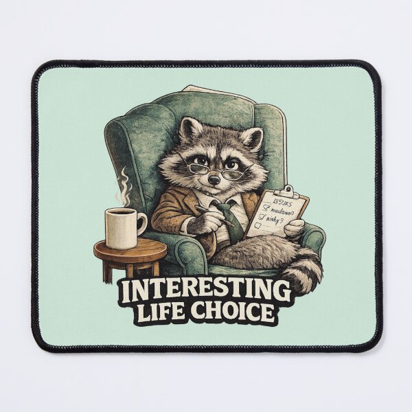 Item preview, Raccoon Therapist Funny Counselor Lover Gift designed and sold by Gentlestate.