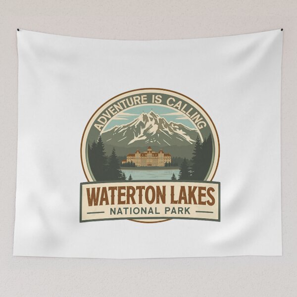 Item preview, Adventure Is Calling Waterton Lakes National Park Canada Travel Explorer designed and sold by JonesFlora2025.