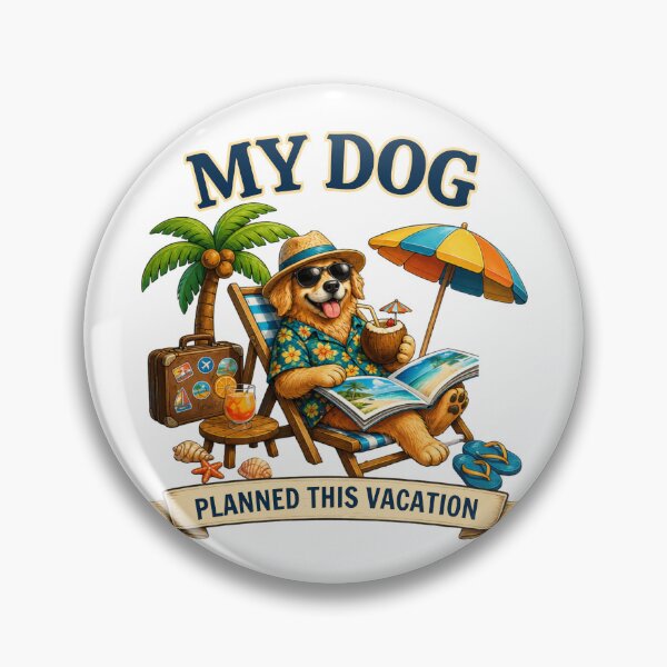 Item preview, My Dog Planned This Vacation – Dog Lover Travel Tee – Sarcastic Dog Dad Summer Gift designed and sold by @SHINTOSARTSTORE.