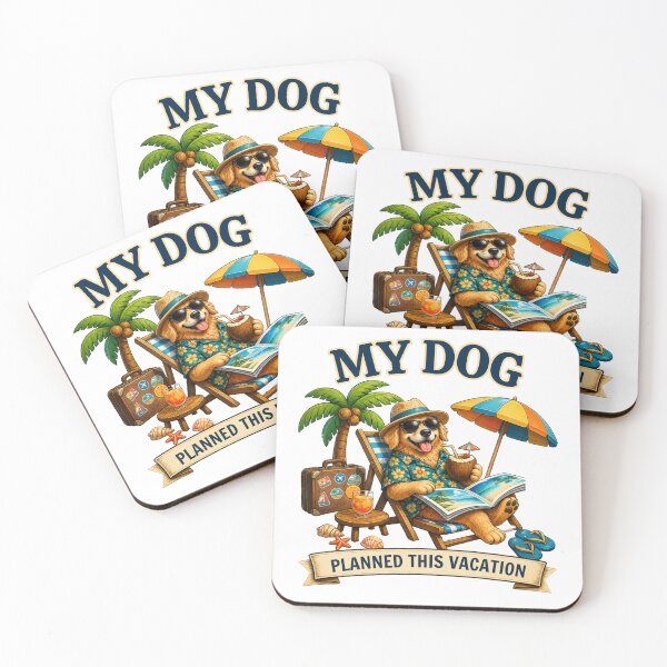 Item preview, My Dog Planned This Vacation – Dog Lover Travel Tee – Sarcastic Dog Dad Summer Gift designed and sold by @SHINTOSARTSTORE.