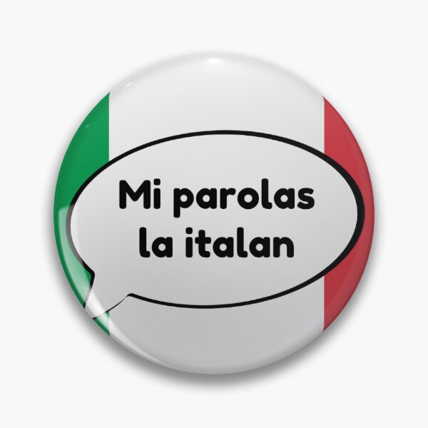 Item preview, Mi parolas la italan - I speak Italian (in Esperanto) designed and sold by LuluTestudo1.