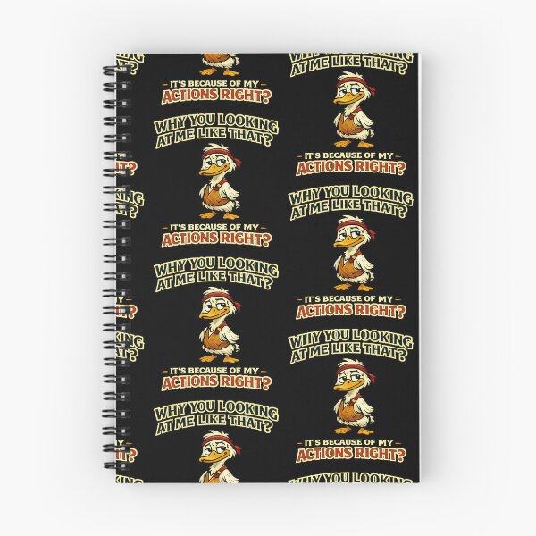 Item preview, Why You Looking At Me Like That Funny Duck Design designed and sold by TeeTimeTreasure.