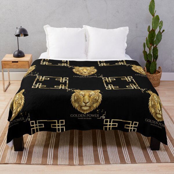 Item preview,  Golden Tiger Luxury Logo Design | Black & Gold designed and sold by Rawafi Art Studio.