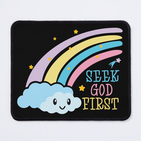Item preview, Seek God First – Christian Quote designed and sold by Verse & Vibes.