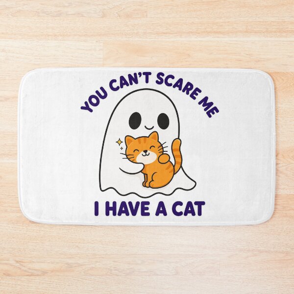 Item preview, Cute Ghost Hugging Cat - You Can't Scare Me I Have A Cat designed and sold by Atlant11.