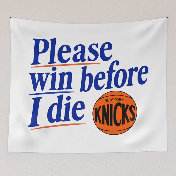 Item preview, Please Win Before I Die Knicks Funny Finals Basketball Fan designed and sold by NuralsArt.