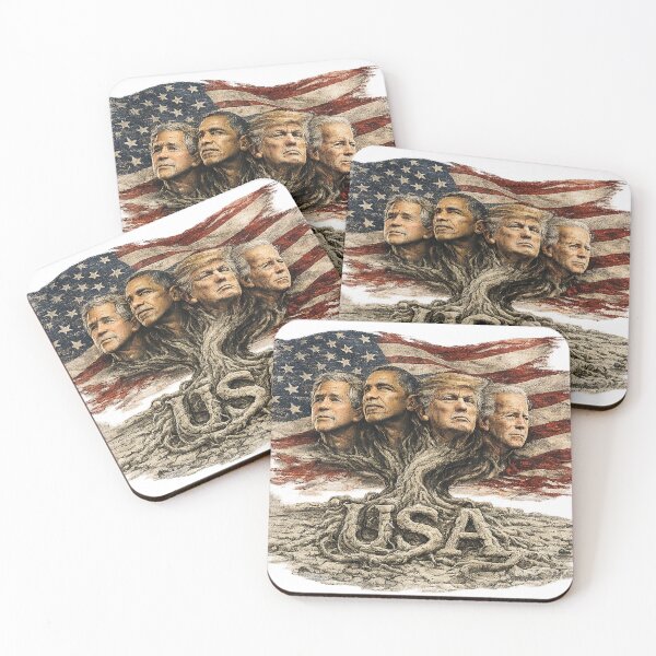 Item preview, American Presidents Patriotic USA Tree Roots Artwork Wall Decor designed and sold by Hookesmode.