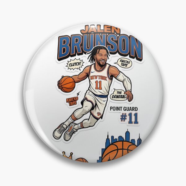 Item preview, Jalen Brunson NY Basketball Sticker Pack Gym Art designed and sold by imamjt.