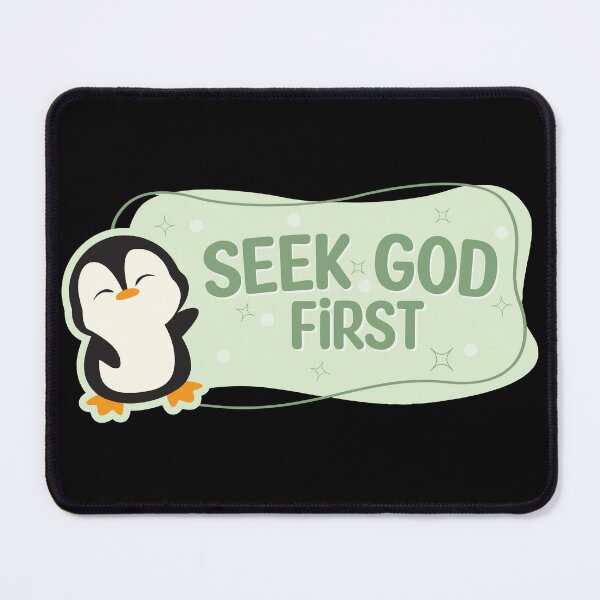 Item preview, Seek God First – Christian Faith  designed and sold by Verse & Vibes.