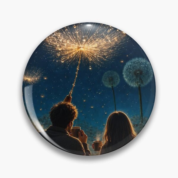 Item preview, Magical Dandelion Night – Romantic Starry Moment designed and sold by MagicMood Creations.