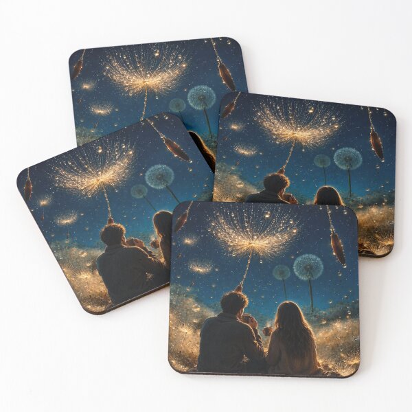 Item preview, Magical Dandelion Night – Romantic Starry Moment designed and sold by MagicMood Creations.