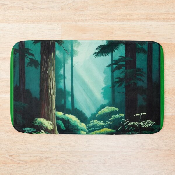 Item preview, Ethereal Forest Landscape Art | Mystical Forest Canvas Print designed and sold by Nexus Space.