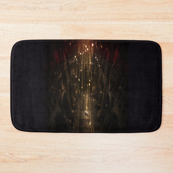Item preview, Wolf Cathedral Falling Light Gothic Dark Art Print designed and sold by GeoWhimsy Studio.