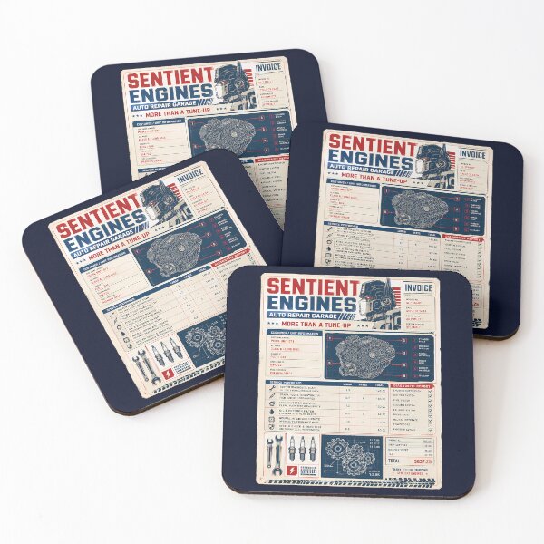 Item preview, Sentient Engine Garage Invoice designed and sold by agearb.